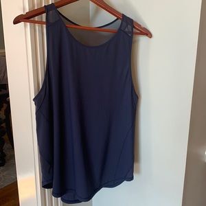 Lululemon Sleeveless Navy Athletic Top